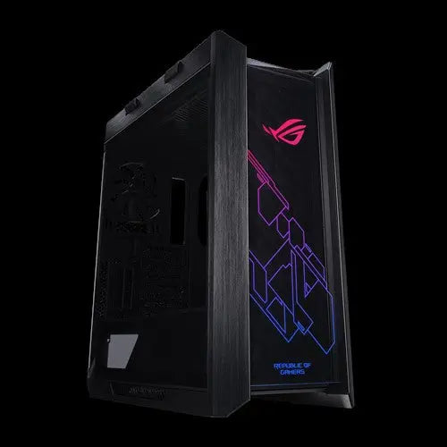 ASUS GX601 ROG STRIX HELIOS RGB ATX/EATX Black Mid-Tower Gaming Case With Handle, 3 Tempered Glass Panels, 4 Preinstalled Fans 3x140mm 1x140mm ASUS