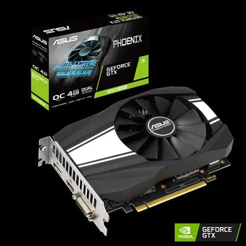 ASUS nVidia Super PH-GTX1650S-O4G Phoenix GeForce GTX 1650S OC Edition 4G GDDR5 1xDP/1xHDMI/1xDVI-D, 1770 Boost, NON-RGB ASUS