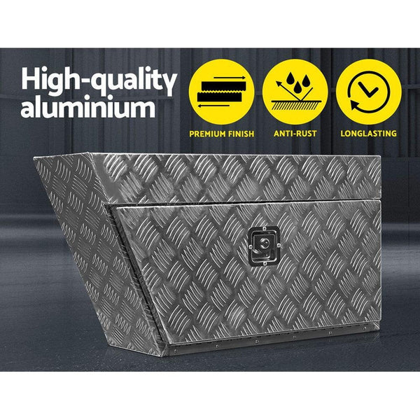 Giantz Pair of Under Tray Undertray Tool Box Aluminium Alloy Underbody Toolbox Deals499