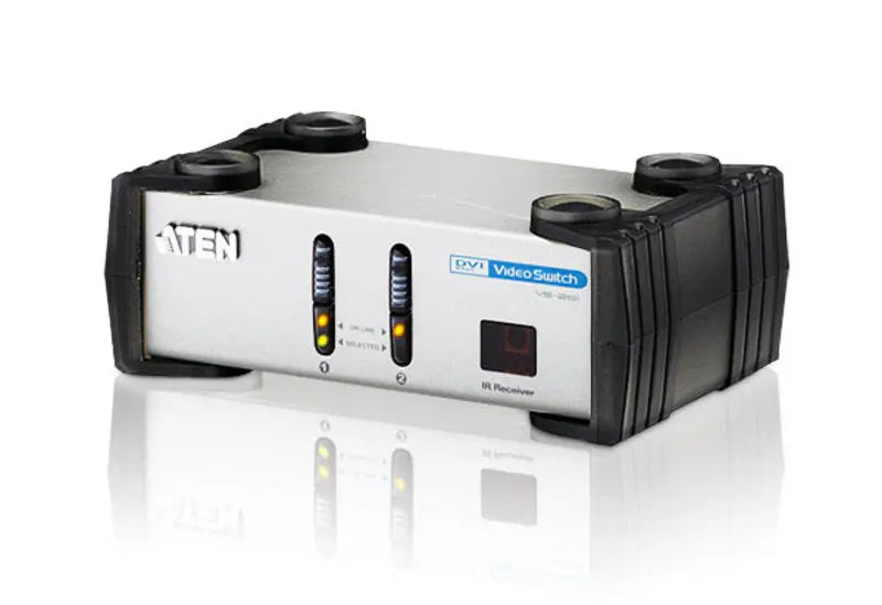 ATEN 2 Port DVI Video Switch with RCA ATEN
