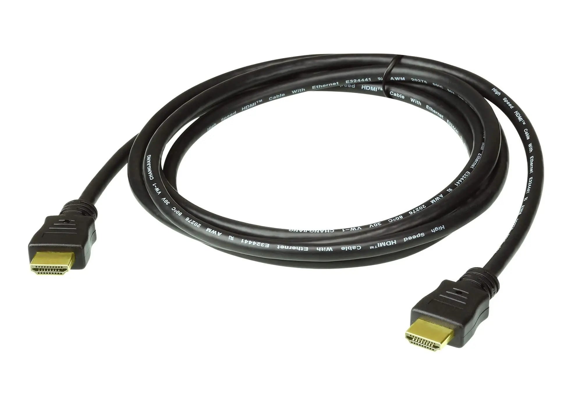 ATEN 5M High Speed HDMI Cable with Ethernet. Support 4K UHD DCI, up to 4096 x 2160 @ 30Hz ATEN