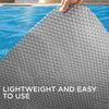 AURELAQUA Solar Swimming Pool Cover 400 Micron Heater Bubble Blanket 6x3.2m from Deals499 at Deals499