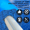 AURELAQUA Solar Swimming Pool Cover 400 Micron Heater Bubble Blanket 9.5x5m from Deals499 at Deals499