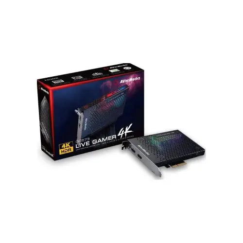 AVERMEDIA GC573 Live Gamer 4K RGB Internal PCI-E Capture Card, Record 4K HDR @ 60 FPS. Top of the line AVERMEDIA