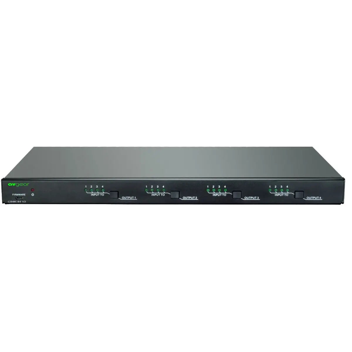 AVGear AVG-CS4K-44-V2 HDBT / HDMI 4 x 4 Matrix Switch Deals499