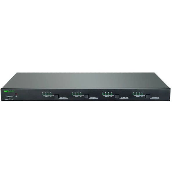 AVGear AVG-CS4K-44-V2 HDBT / HDMI 4 x 4 Matrix Switch Deals499