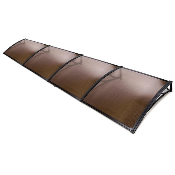 Instahut Window Door Awning Door Canopy Patio UV Sun Shield 1mx4m DIY BR Deals499
