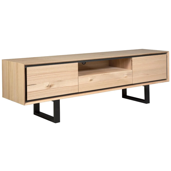 Aconite ETU Entertainment TV Unit 210cm Solid Messmate Timber Wood - Natural Deals499