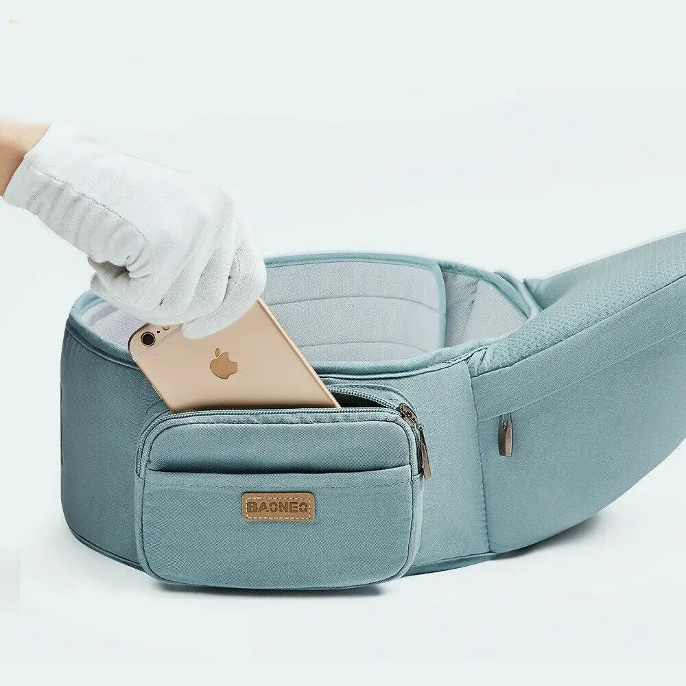 Adjustable Ergonomic Infant Baby Carrier With Hip Seat Stool Wrap Sling Backpack Lake Blue Deals499