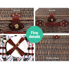 Alfresco 4 Person Picnic Basket Baskets Deluxe Outdoor Corporate Gift Blanket Deals499