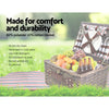 Alfresco 4 Person Picnic Basket Baskets Deluxe Outdoor Corporate Gift Blanket Deals499