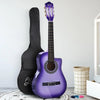 Alpha 34" Inch Guitar Classical Acoustic Cutaway Wooden Ideal Kids Gift Children 1/2 Size Purple Deals499