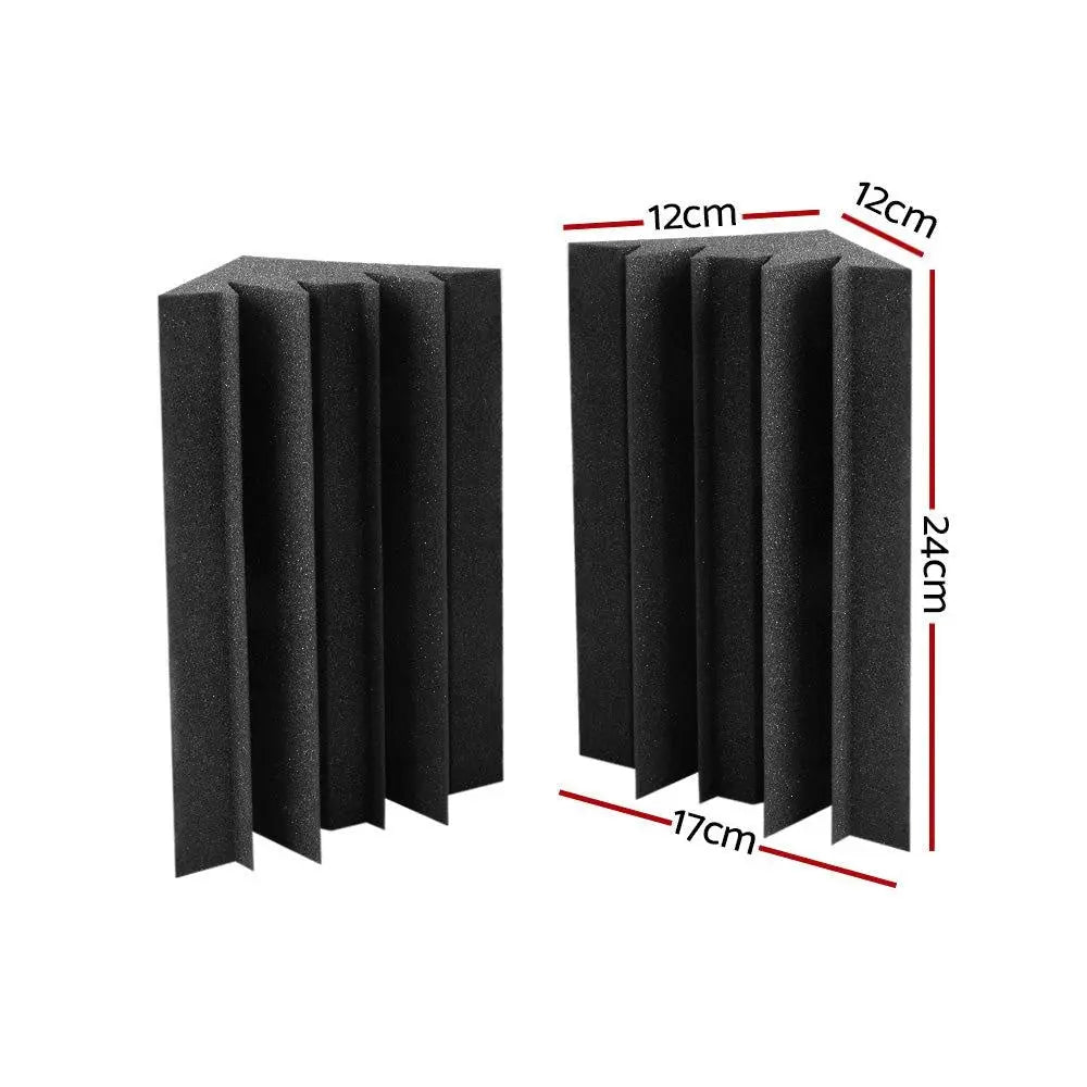 Alpha 40pcs Studio Acoustic Foam Corner Bass Trap Sound Absorption Treatment Deals499