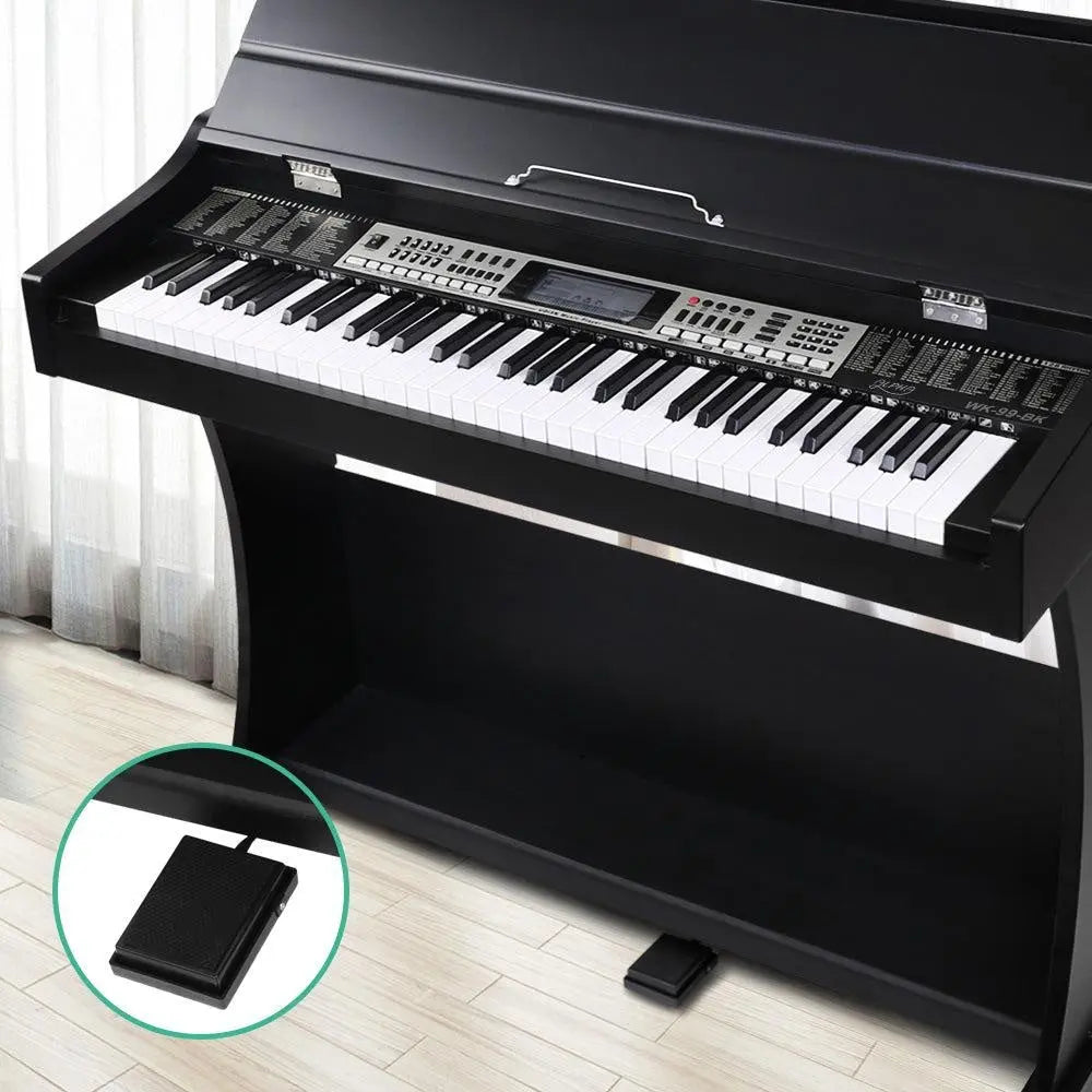 Alpha 61 Key Electronic Piano Keyboard Electric Digital Classical Music Stand Deals499