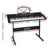 Alpha 61 Keys Electronic Piano Keyboard LED Electric w/Holder Music Stand USB Port Deals499