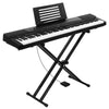 Alpha 88 Keys Electronic Piano Keyboard Electric Holder Music Stand Touch Sensitive with Sustain pedal Deals499