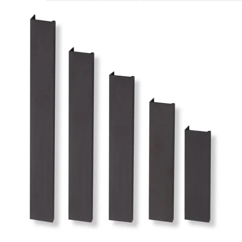 Aluminum Kitchen Cabinet Bar Handles  Drawer Handle Pull black hole to hole 320mm Deals499