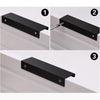 Aluminum Kitchen Cabinet Bar Handles  Drawer Handle Pull black hole to hole 320mm Deals499