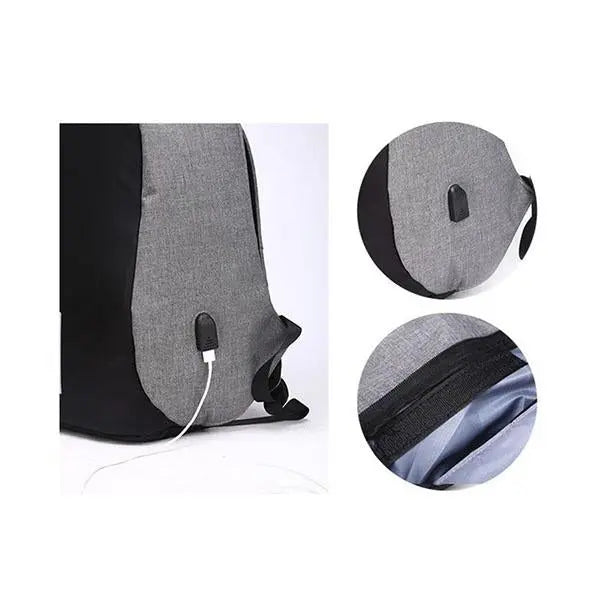 Anti Theft Backpack Waterproof Laptop Bags Usb Charging Amethyst Hera