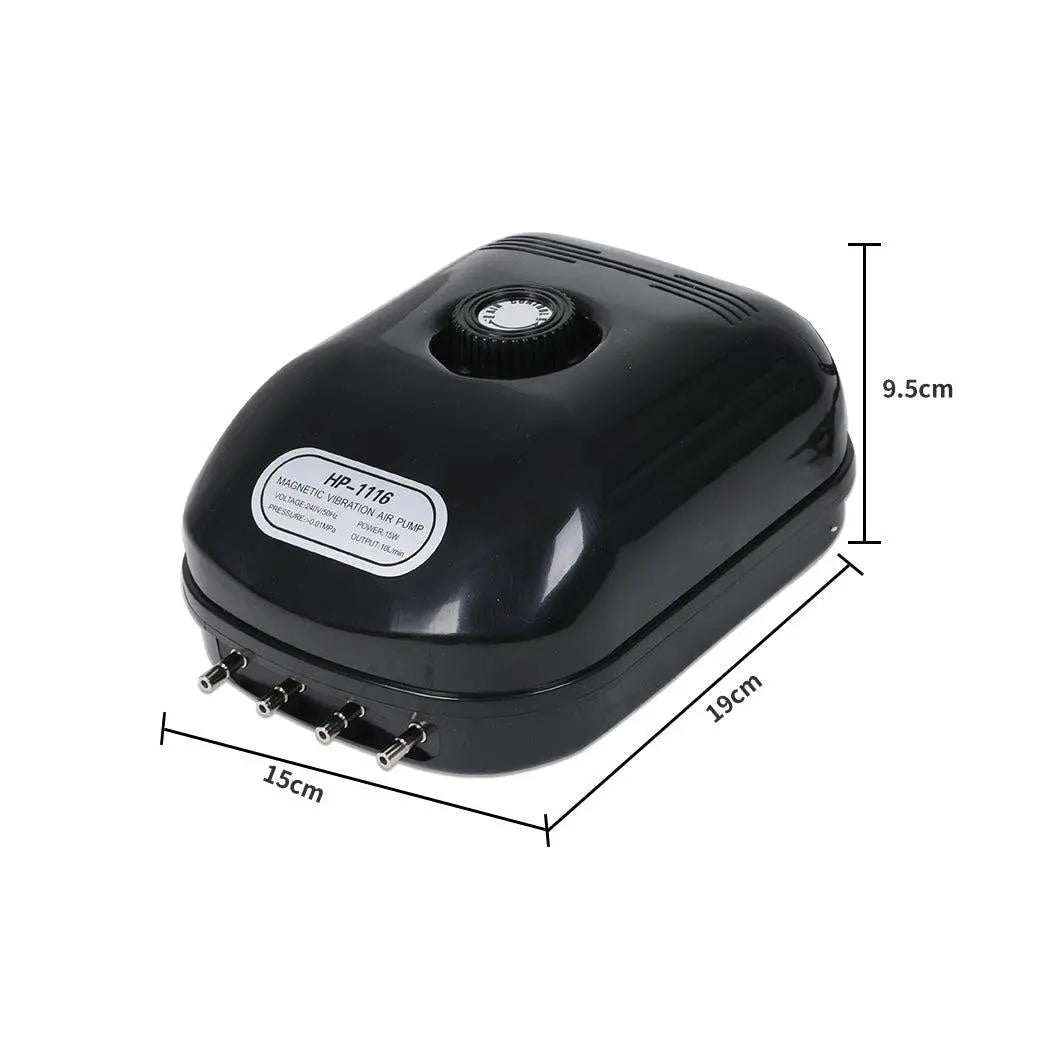 Aquarium Air Pump 4 Outlet Oxygen Aqua  Fountain Pond Aerator Water Fish Tank Deals499