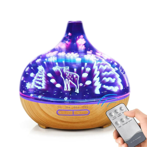 Aroma Diffuser Aromatherapy Ultrasonic Humidifier Essential Oil Purifier Deer Deals499