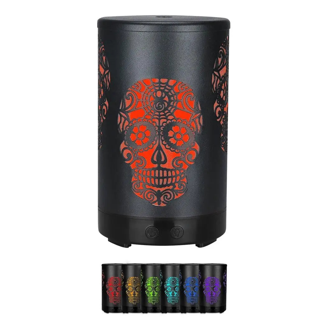 Aroma Diffuser Aromatherapy Ultrasonic Humidifier Essential Oil Purifier Skull Deals499