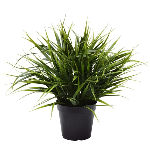 Artificial Ornamental Potted Dense Green Grass 38cm Deals499