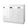 Artiss 120cm Shoe Cabinet Shoes Storage Rack High Gloss Cupboard White Drawers Deals499