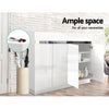 Artiss 120cm Shoe Cabinet Shoes Storage Rack High Gloss Cupboard White Drawers Deals499