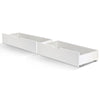 Artiss 2x Storage Drawers Trundle for Single Wooden Bed Frame Base Timber White Deals499