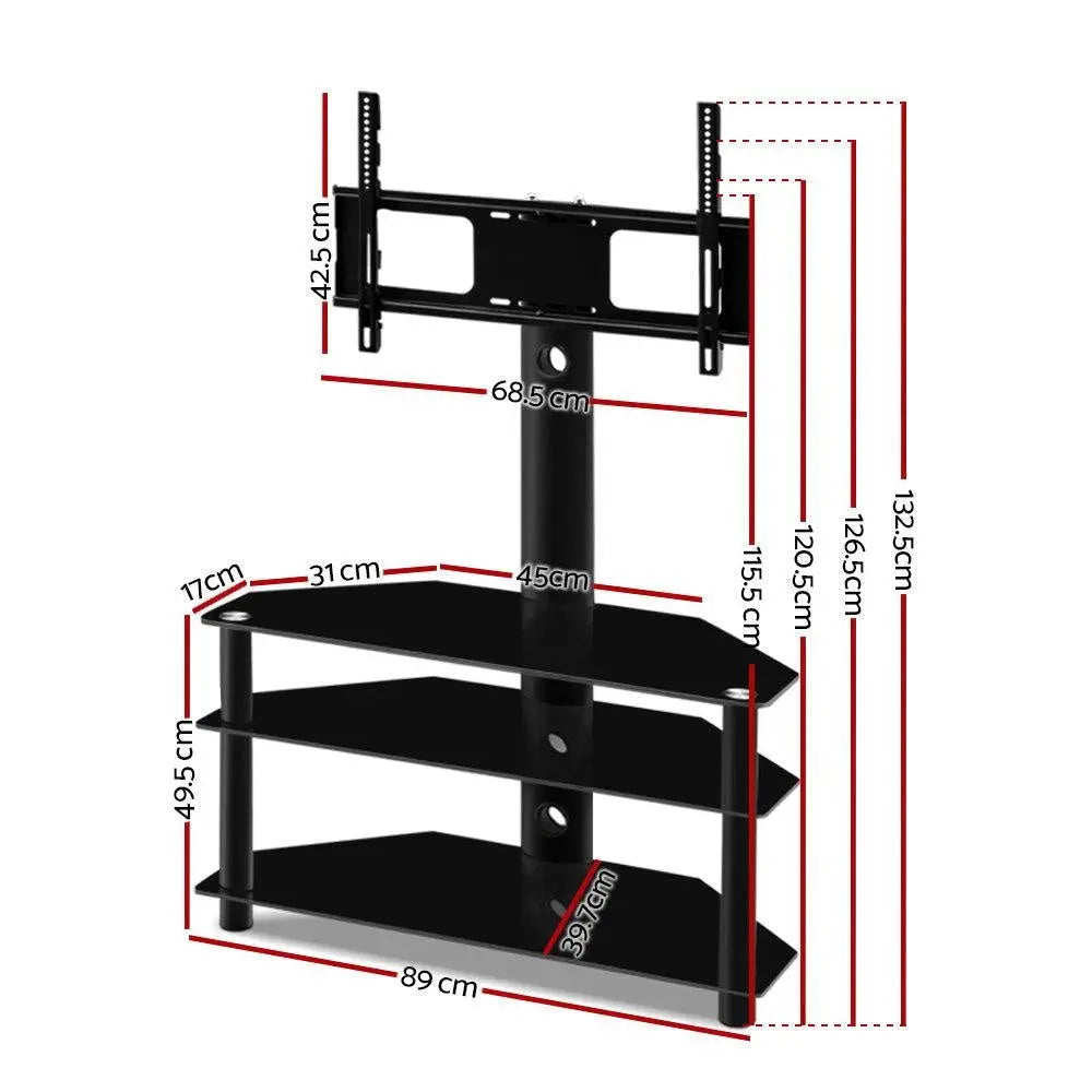 Artiss 3 Tier Floor TV Stand with Bracket Shelf Mount Deals499