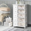 Artiss 5 Basket Storage Drawers - White Deals499