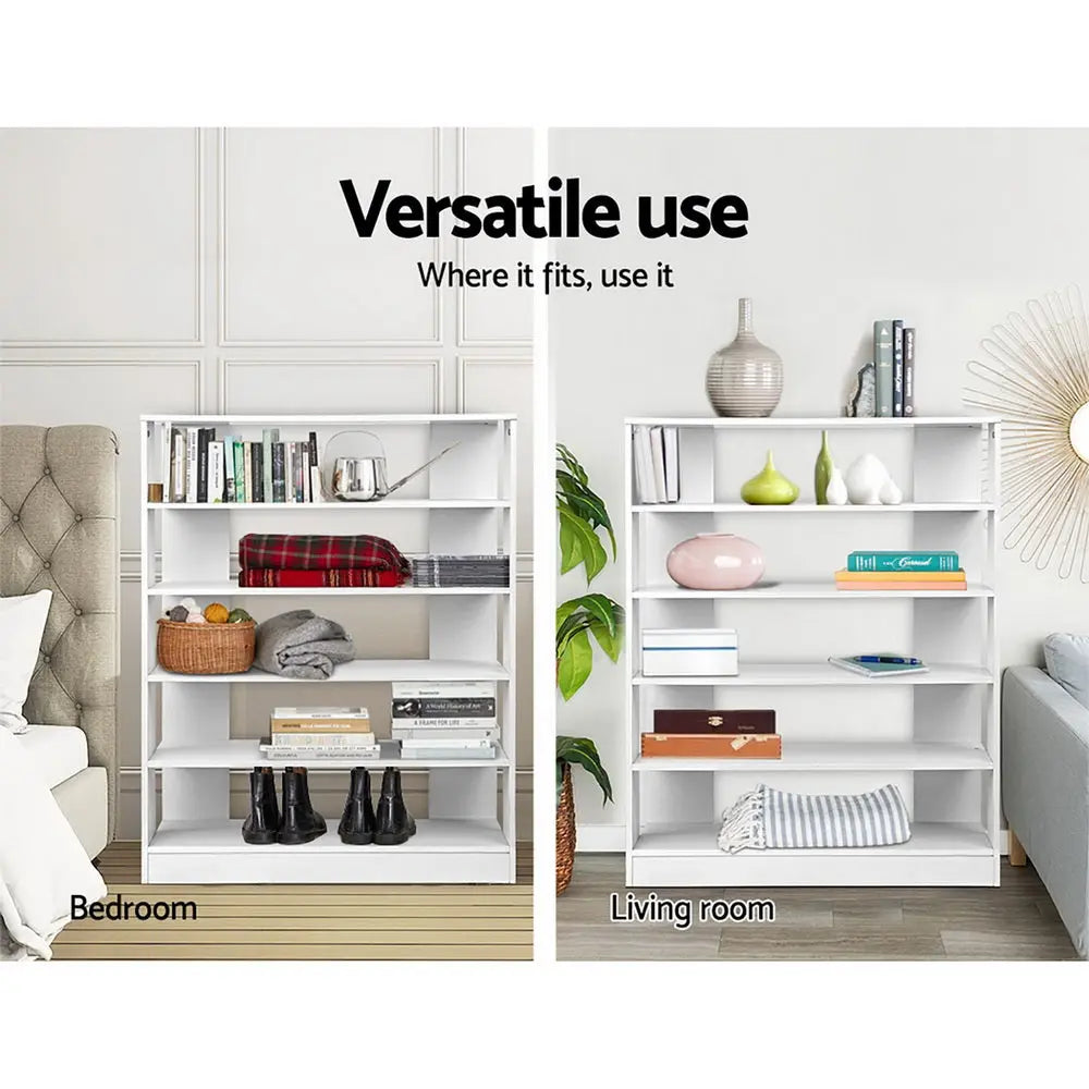 Artiss 6-Tier Shoe Rack Cabinet - White Deals499