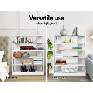 Artiss 6-Tier Shoe Rack Cabinet - White Deals499