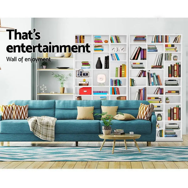 Artiss Adjustable Book Storage Shelf Rack Unit - White Deals499