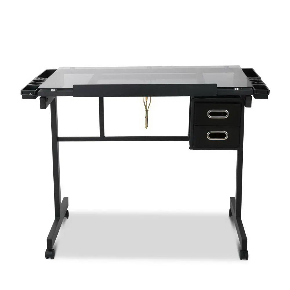 Artiss Adjustable Drawing Desk - Black and Grey Deals499