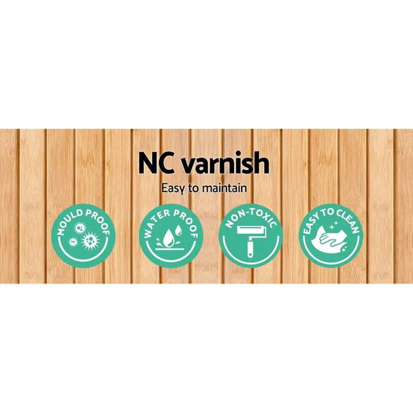 Artiss Bamboo Wooden Ladder Shelf Plant Stand Foldable Deals499