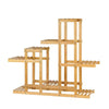 Artiss Bamboo Wooden Plant Stand Garden Planter Flower Pots Stand Shelf Deals499