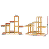 Artiss Bamboo Wooden Plant Stand Garden Planter Flower Pots Stand Shelf Deals499