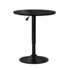 Artiss Bar Table Kitchen Tables Swivel Round Metal Black Deals499