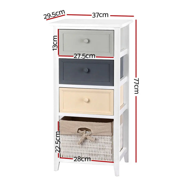 Artiss Bedroom Storage Cabinet - White Deals499