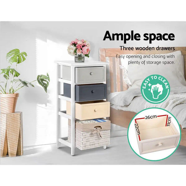 Artiss Bedroom Storage Cabinet - White Deals499