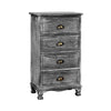 Artiss Bedside Tables Drawers Cabinet Vintage 4 Chest of Drawers Grey Nightstand Deals499