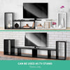 Artiss DIY L Shaped Display Shelf - Black Deals499