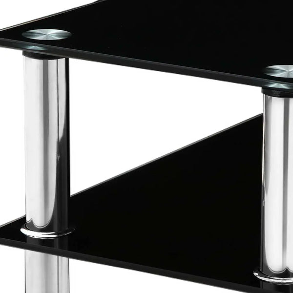 Artiss Entry Hall Console Table - Black & Silver Deals499