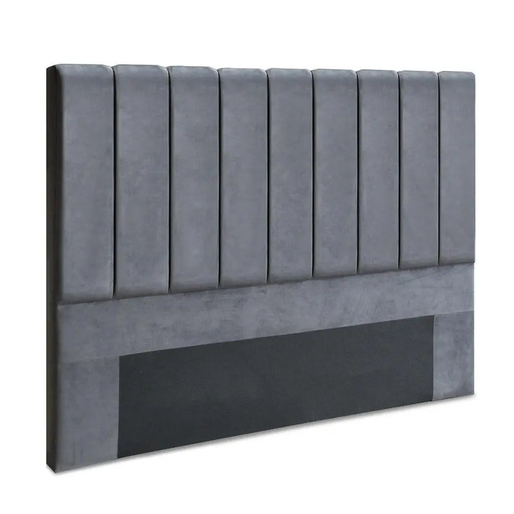 Artiss King Size Fabric Bed Headboard - Grey Deals499