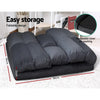 Artiss Lounge Sofa Bed Floor Recliner Chaise Chair Folding Adjustable Suede Deals499