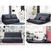 Artiss Lounge Sofa Bed Floor Recliner Chaise Chair Folding Adjustable Suede Deals499