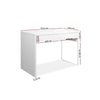Artiss Metal Desk with 2 Drawers - White Deals499