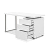 Artiss Metal Desk with 3 Drawers - White Deals499